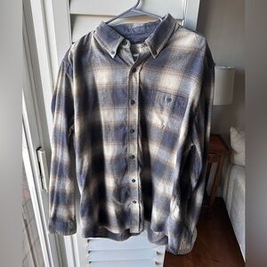 Weatherproof Blue and Cream Checkered Shirt